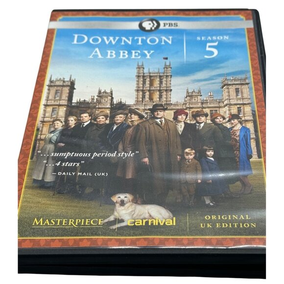 Downton Abbey Season 5 PBS Masterpiece DVD Original UK Edition English READ - Picture 1 of 4
